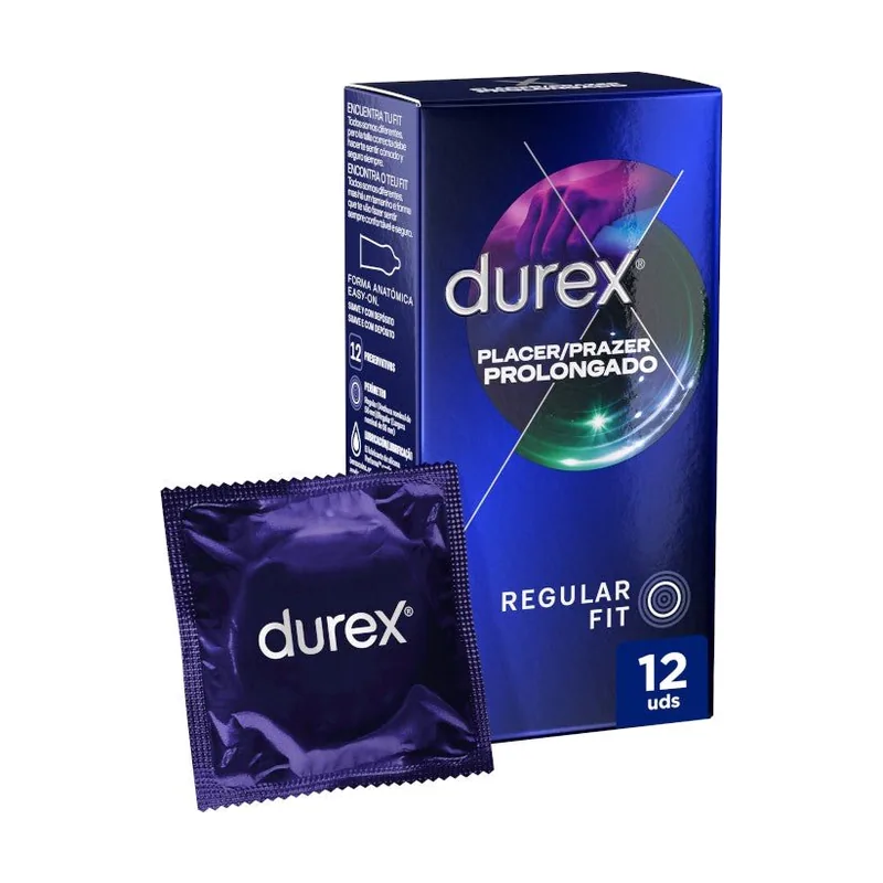 Durex Preservativo Placer Prolongado 12 Unidades