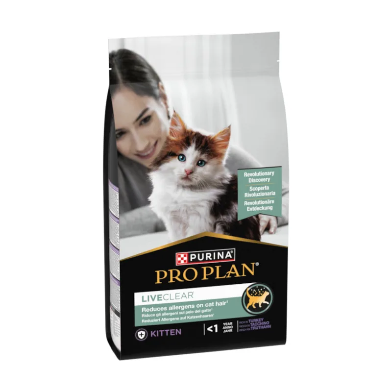 Pro Plan 1.4 kg Purina LiveClear Kitten <1 año Pavo pienso