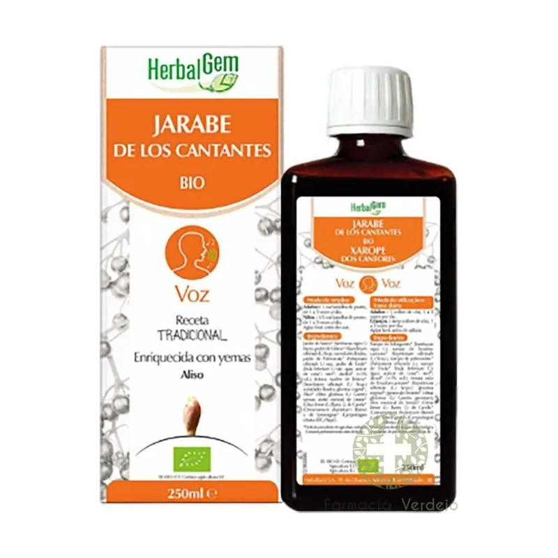 Jarabe de los Cantantes Bio 250 ml