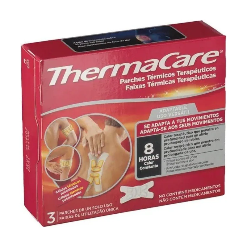 Thermacare Parches Térmicos Terapéuticos Adaptables 3