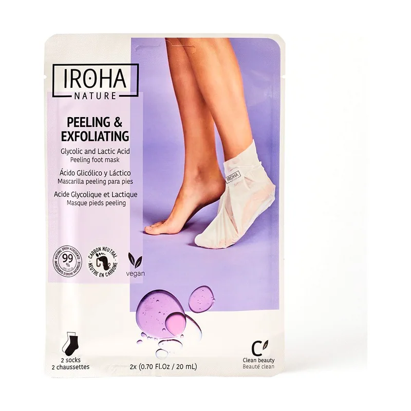 Calcetines Peeling y Exfoliantes con Ácido Glicólico 2uds