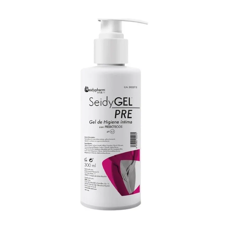 SeidyGel PRE Gel Higiene Íntima con Prebióticos 300ml