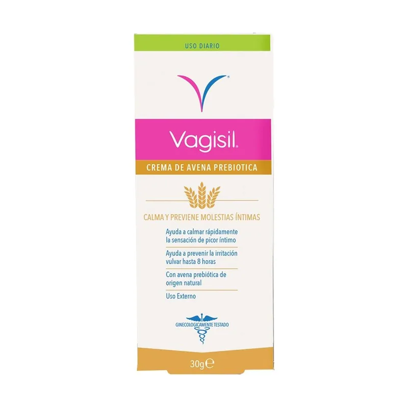 Vagisil Crema Diaria 2 en 1 con Avena Probiótica 30gr