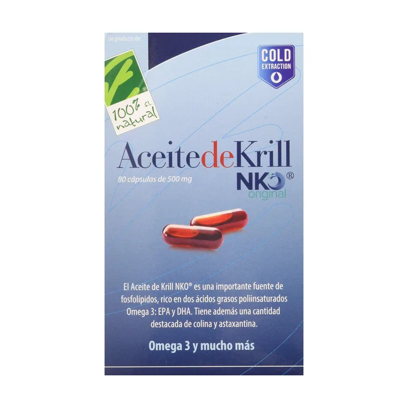 Aceite De Krill Nko 80 Cápsulas de 500 mg