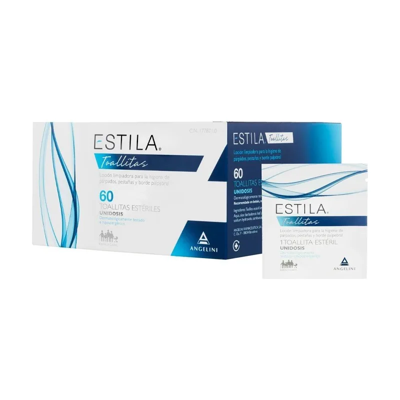 Estila Toallitas Esteriles 60 Toallitas