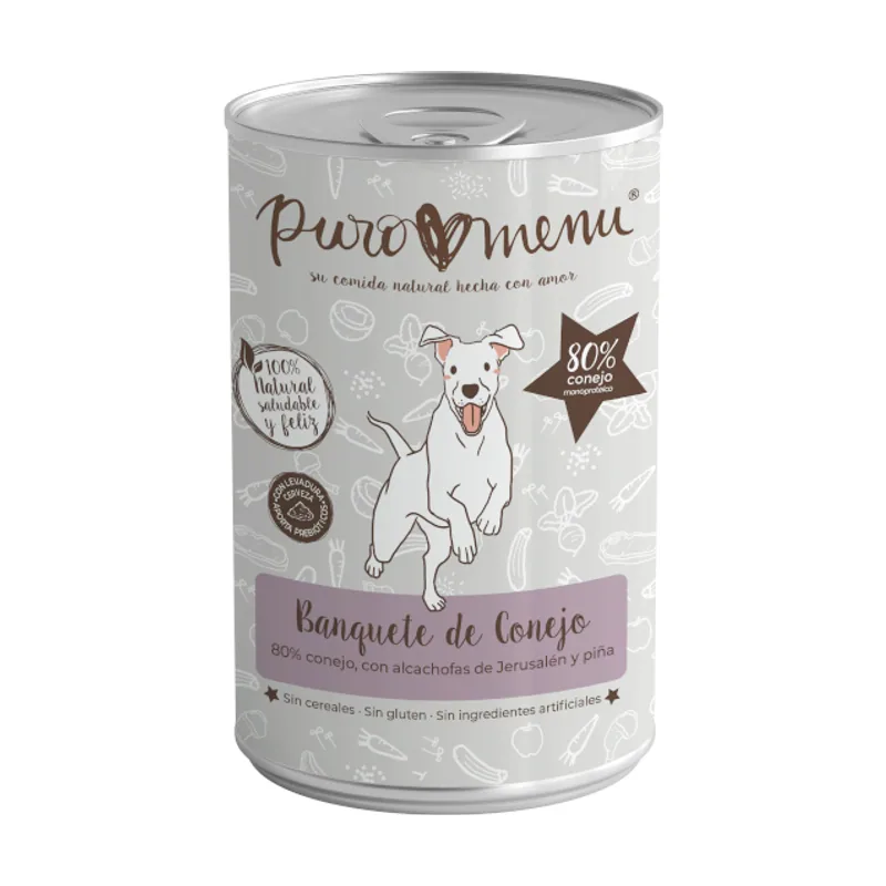 Puromenu 400 g Puro Menu Bio Banquete de Conejo lata
