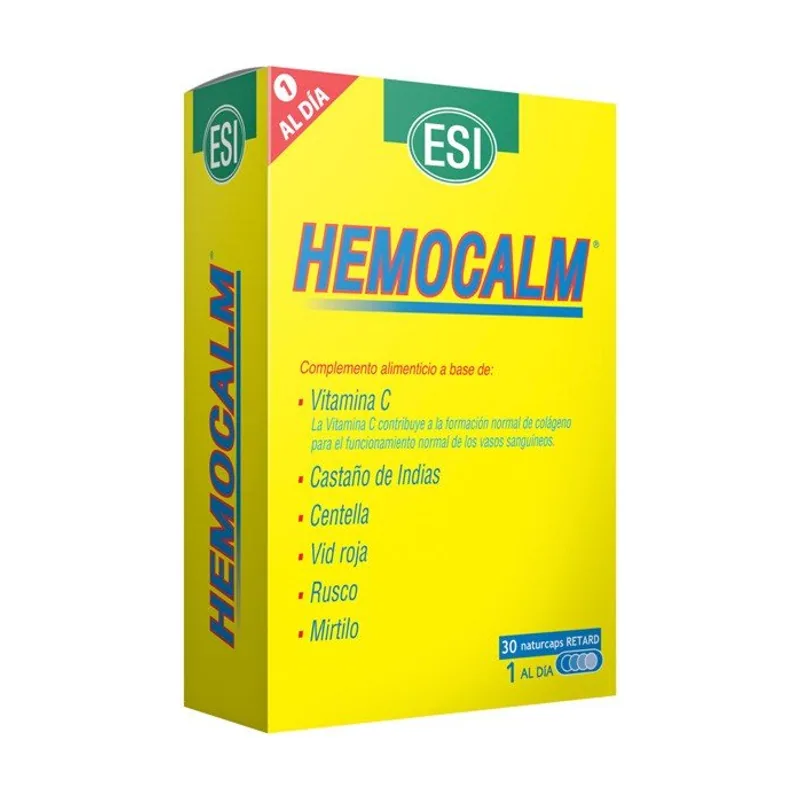 Hemocalm 630 mg 30 Cápsulas