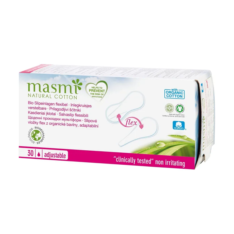 Protegeslips Adaptables Flex Masmi Natural Cotton 30