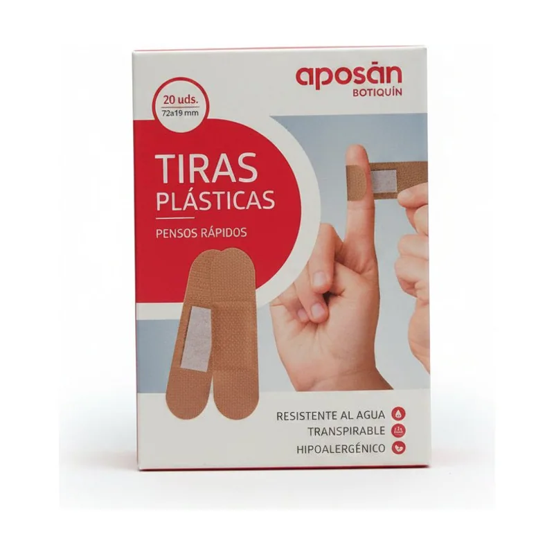 Tiras Plásticas 72x19mm 20 unidades