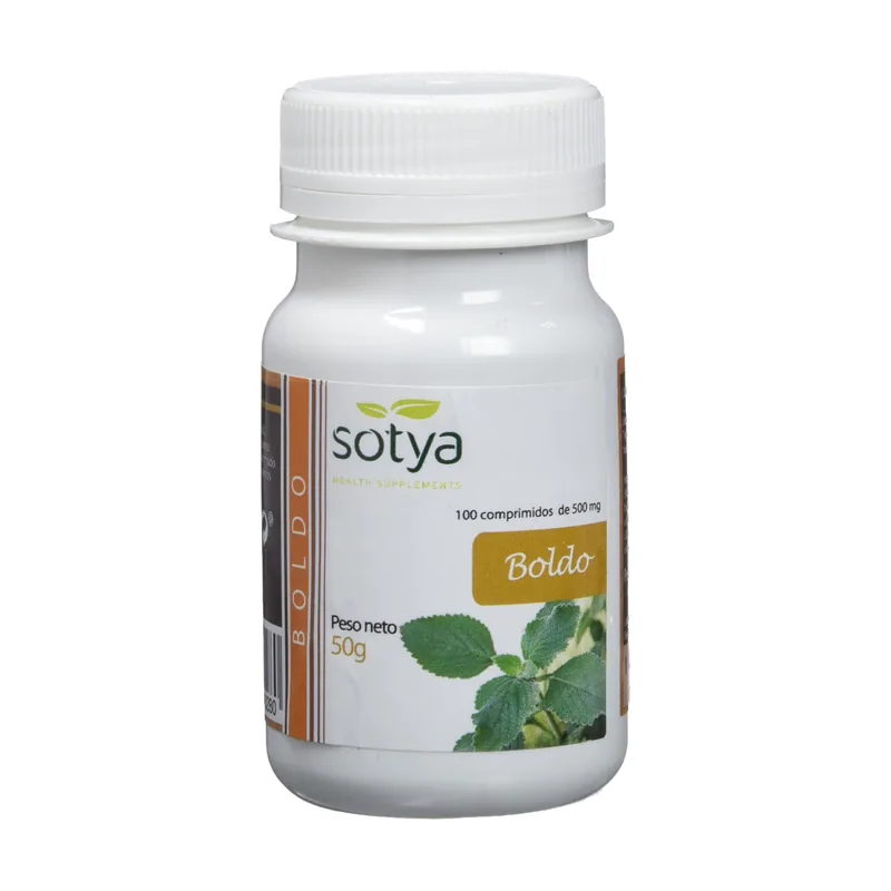 Boldo 500 Mg 100 Comprimidos