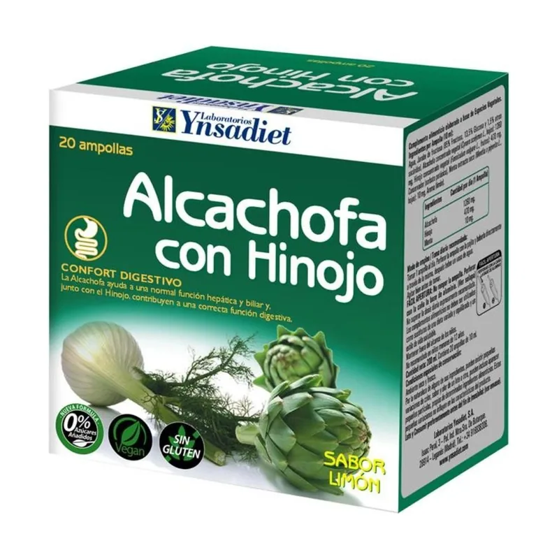 Alcachofa + Hinojo 20 Ampollas