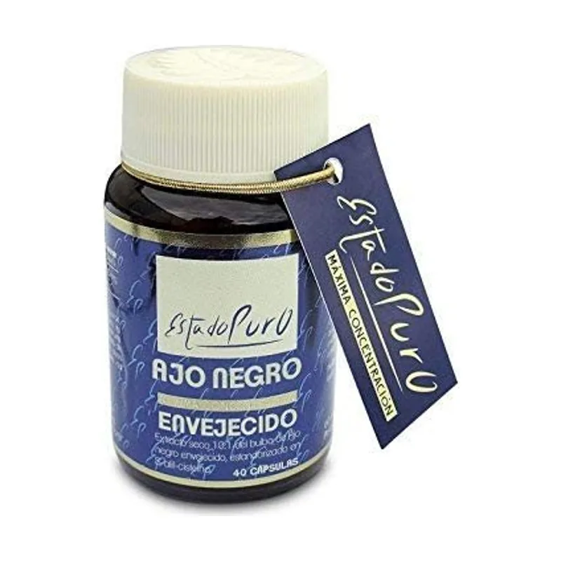 Estado Puro Ajo Negro Envejecido 40 Cápsulas