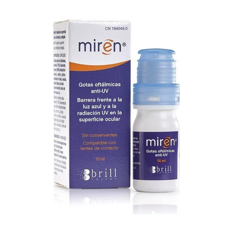 Gotas Oftálmicas Miren Anti-UV 10ml
