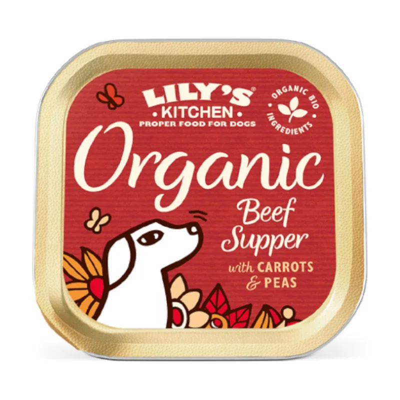 Lily's Kitchen 150 g Organic Ternera Tarrina