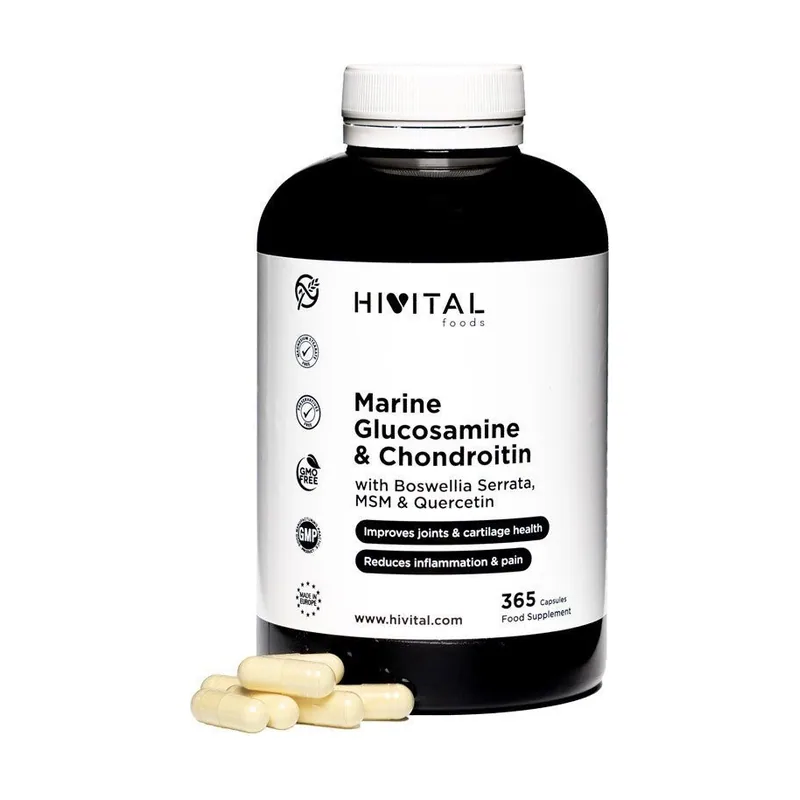 Glucosamina Marina con Condroitina 365 cápsulas