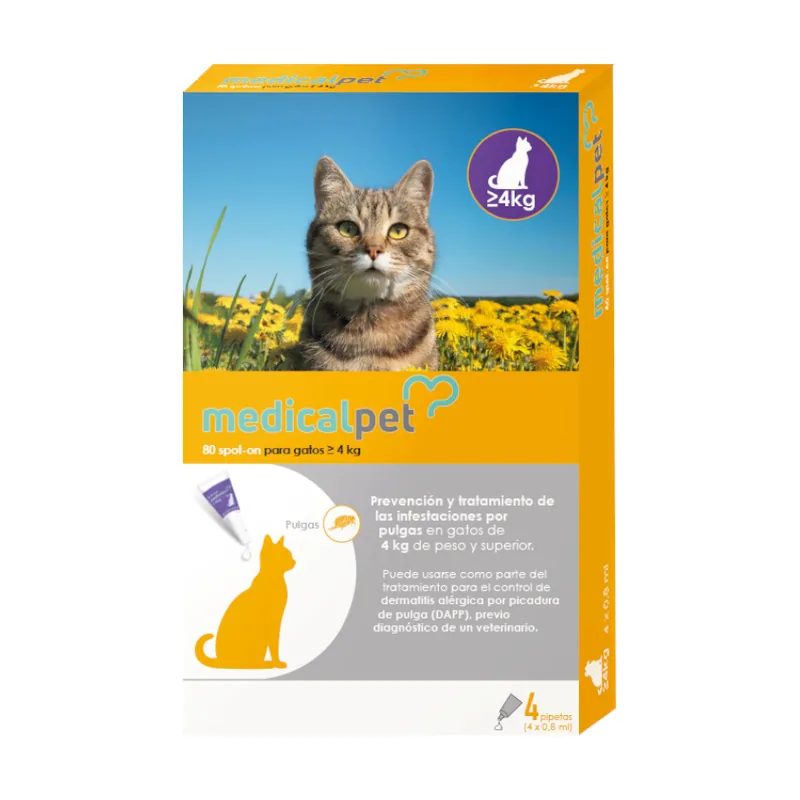 Medicalpet Pipetas Antiparasitarias para gatos