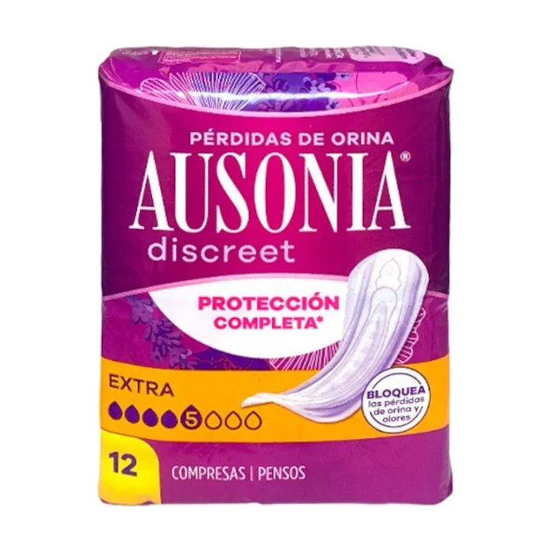 Discreet Extra Compresa 12 Unidades