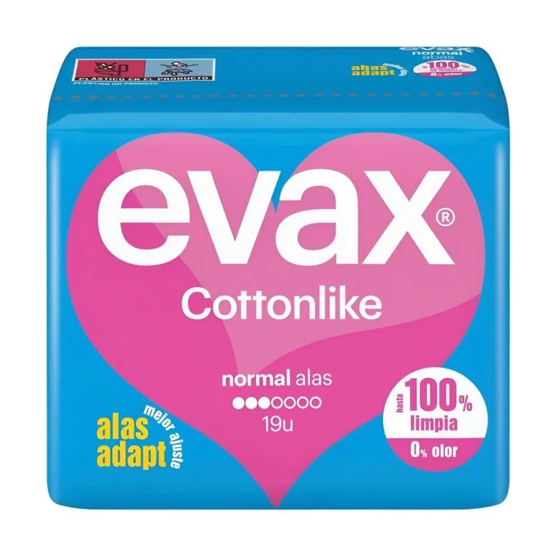 Cottonlike Normal Compresa Con Alas 16 Unidades