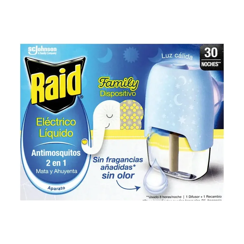 Family Antimosquitos Aparato + Recambio 30 Noches