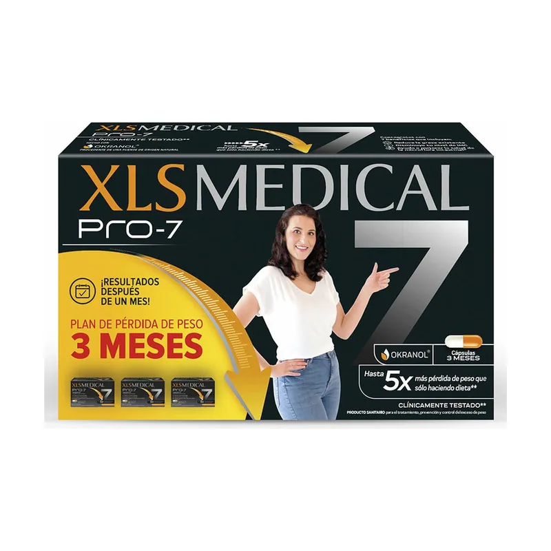 Pro-7 Captagrasas Pack Adelgazante 540 Cápsulas