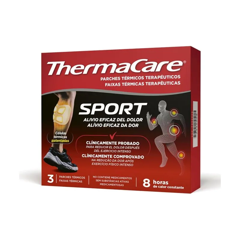 Sport Parches Térmicos Dolor Muscular 3