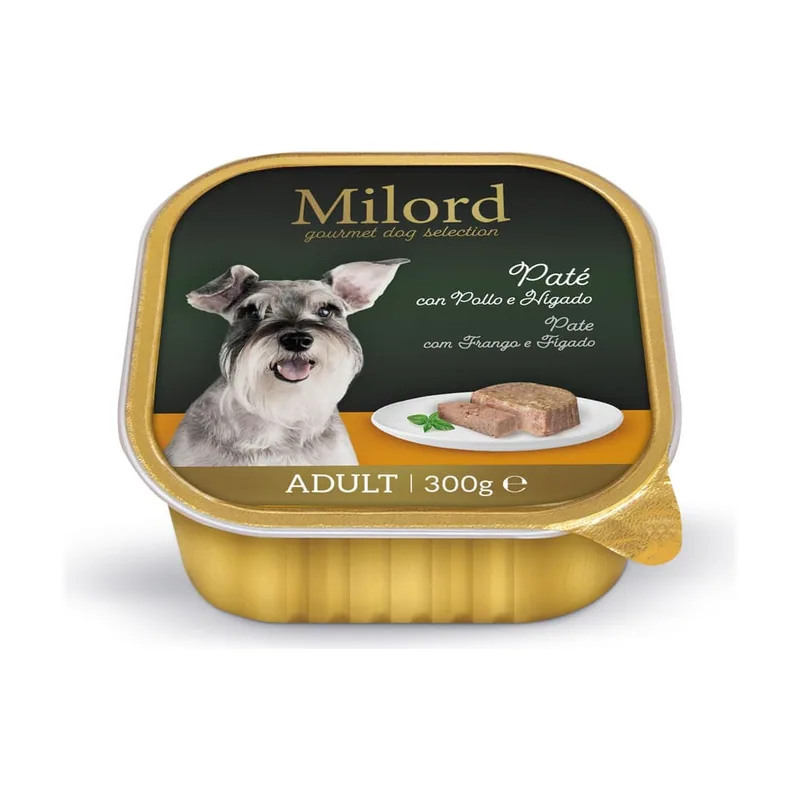 Milord 300 g Adult Pollo e Hígado en Paté tarrina