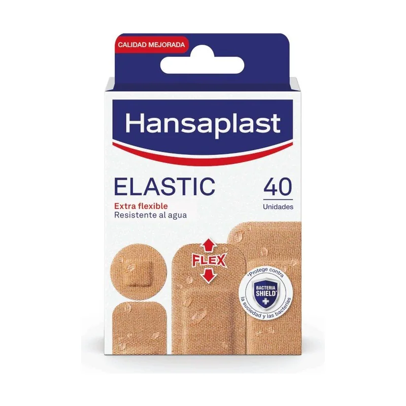 Hansaplast Elastic Surtido 40 apósitos 4 tamaños