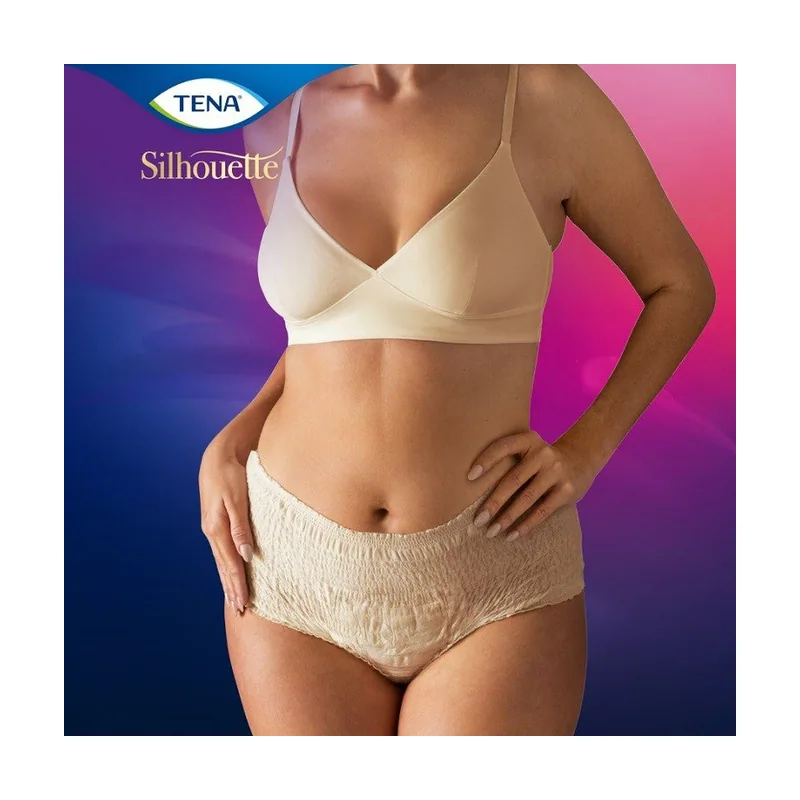 Silhouette Crema Cintura Alta Grande 8uds