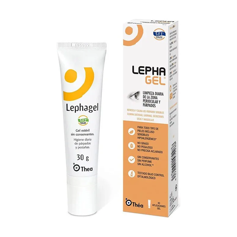 Thea Laboratorios Lephagel Gel Estéril Párpados y Pestañas 30 gr
