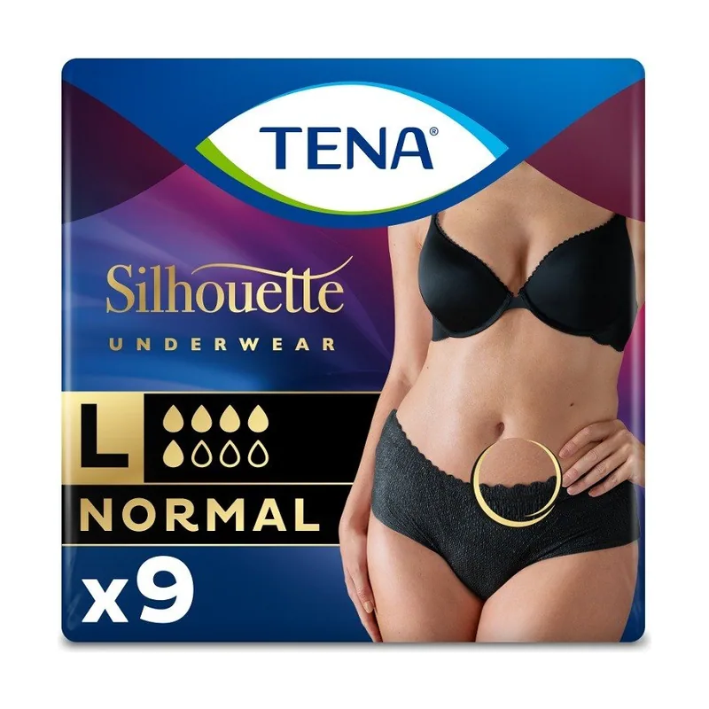 Silhouette Negro Cintura Baja Grande 9uds
