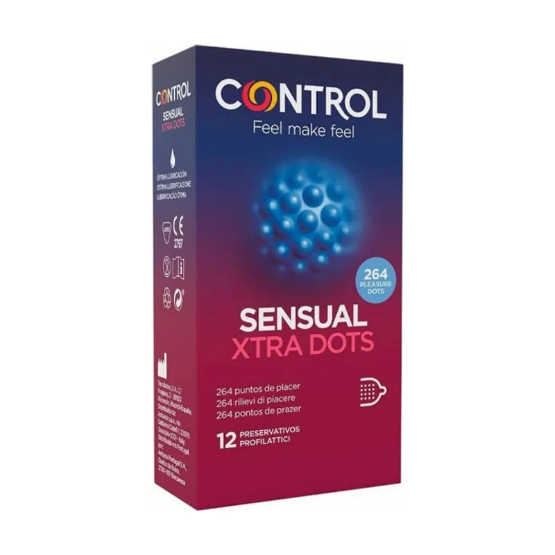 Sensual Xtra Dots Preservativo 12