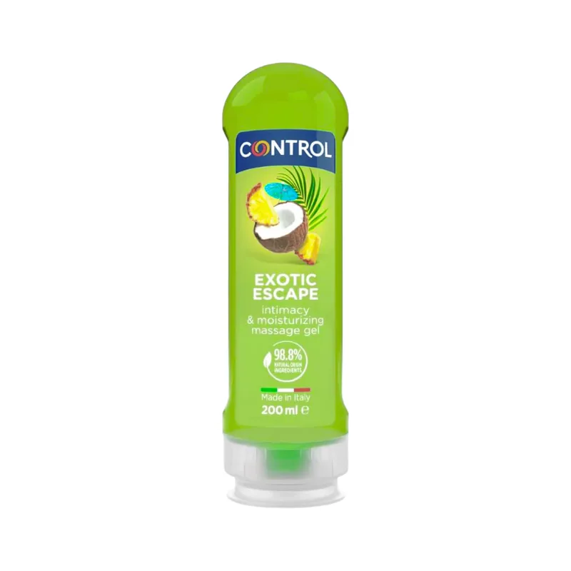 Control Exotic Escape Gel de Masaje 2 en 1
