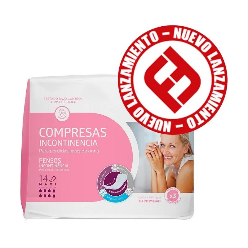 Compresa Incontinencia Maxi 14