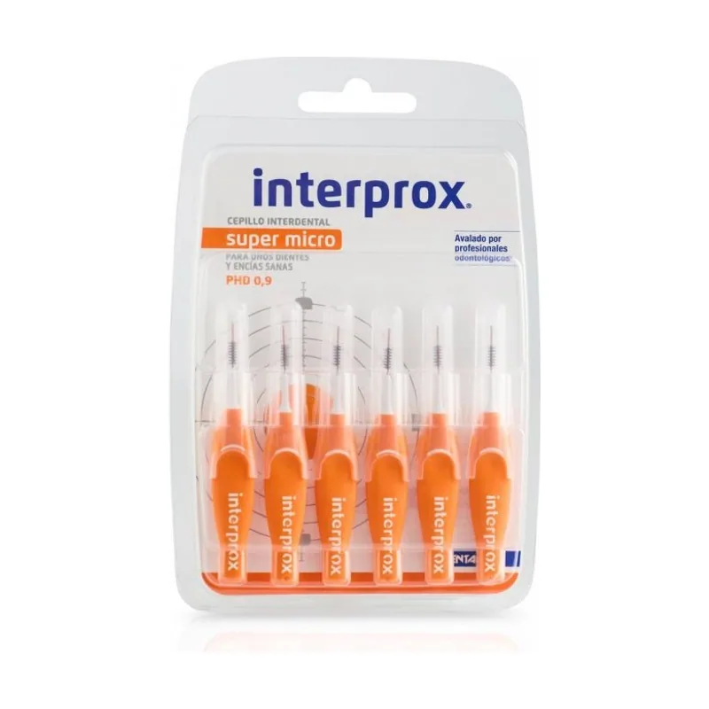 Cepillo Interproximal Recto Super Micro 0.9 x6uds