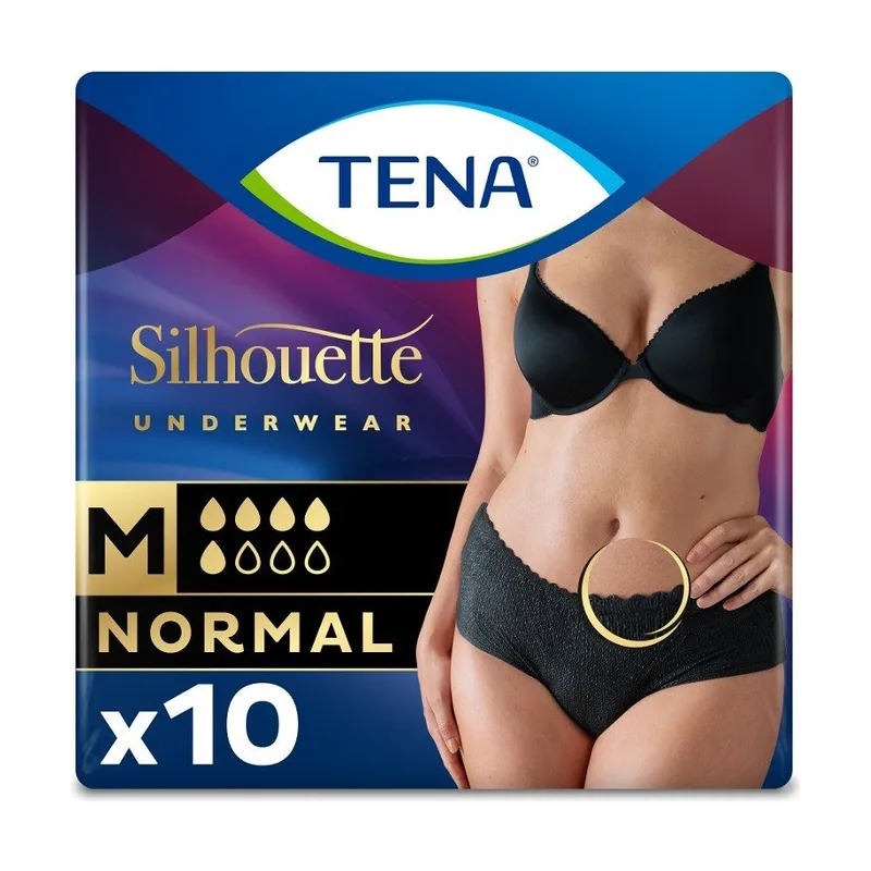 Silhouette Negro Cintura Baja Mediano 10uds