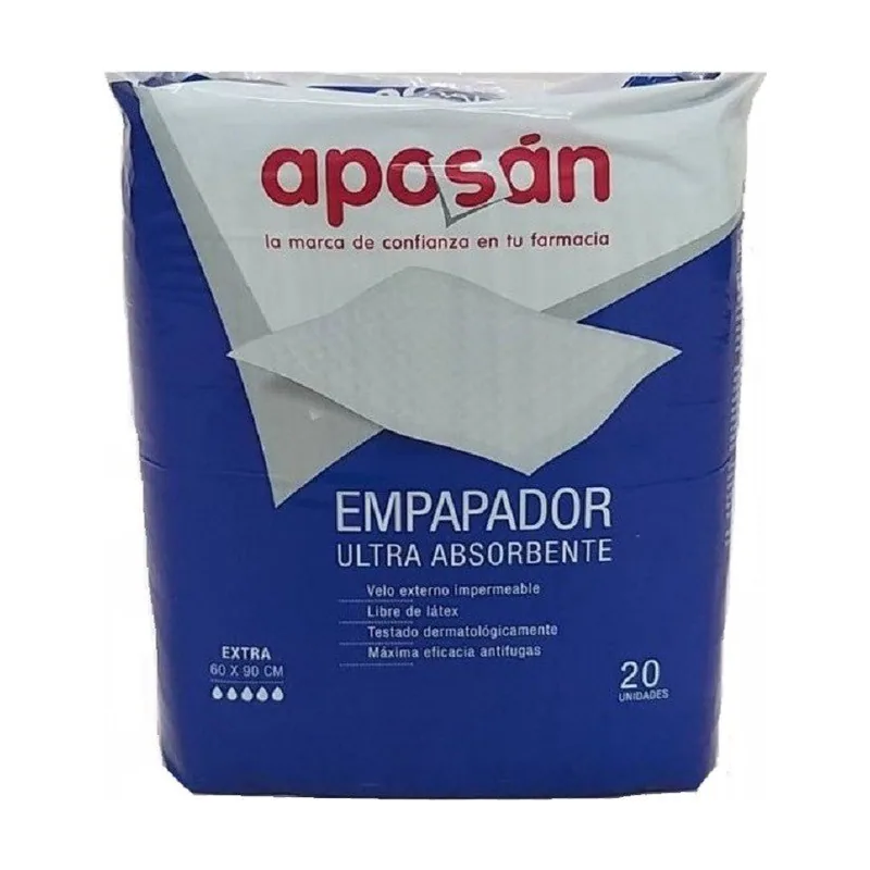 Empapador Ultra Absorbente 60x90cm 20uds