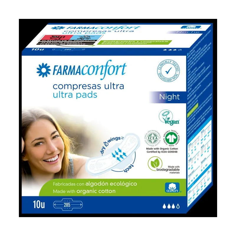 Farmaconfort Compresas Nocturnas 10