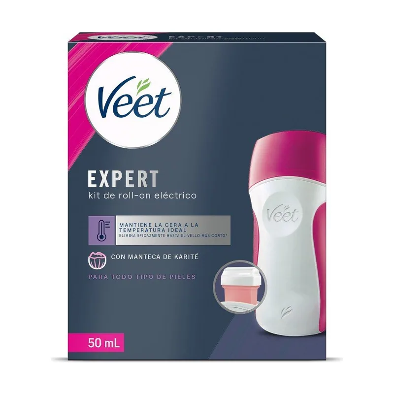 Easy Wax Kit de Roll On Eléctrico Cera Tibia