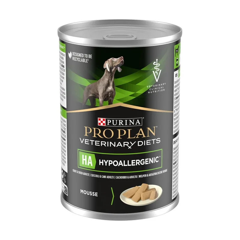 Pro Plan 400 g Veterinary Diets Hypoallergenic Mousse lata para perros