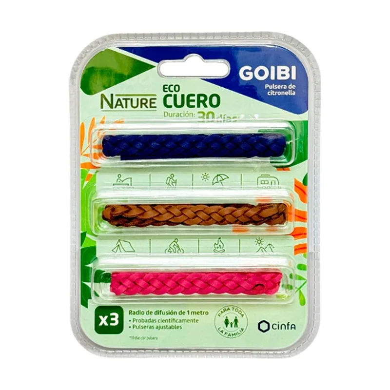 Puls Citron Eco Cuero Pulseras Repelentes 3