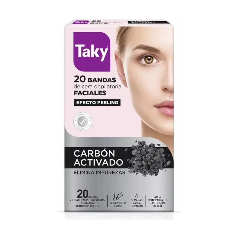 Bandas Depilatorias de Carbono Activado 20