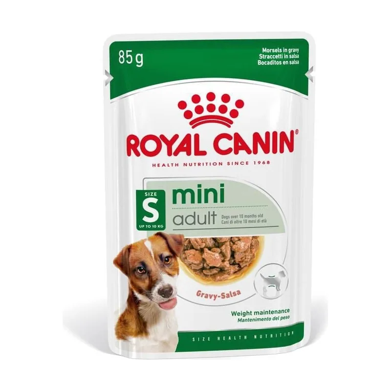 Royal Canin 85 g Mini Adult sobre en salsa