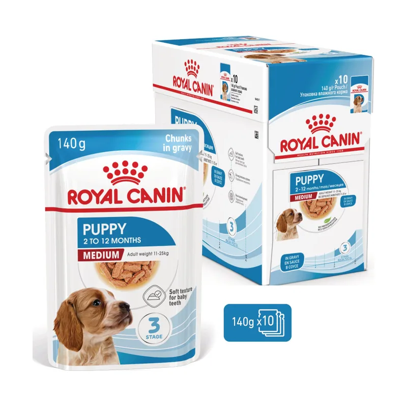 Royal Canin 140 g Medium Puppy Sobres