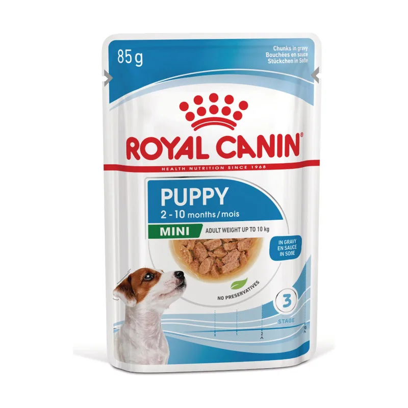 Royal Canin 12 sobres x 85 g Mini Puppy sobre en salsa ¡Pack ahorro!