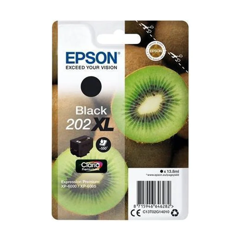 Kiwi Singlepack Black 202XL Claria Premium Ink