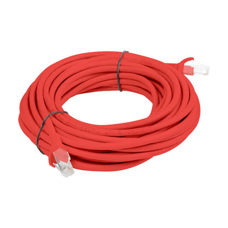 Lanberg PCU6-10CC-0500-R cable de red Rojo 5 m Cat6 U/UTP UTP