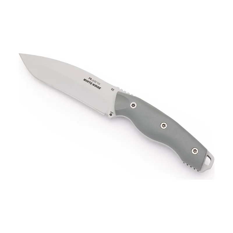 Cuchillo de supervivencia Hydra White Noise con hoja de 130mm Böhler K110 D2