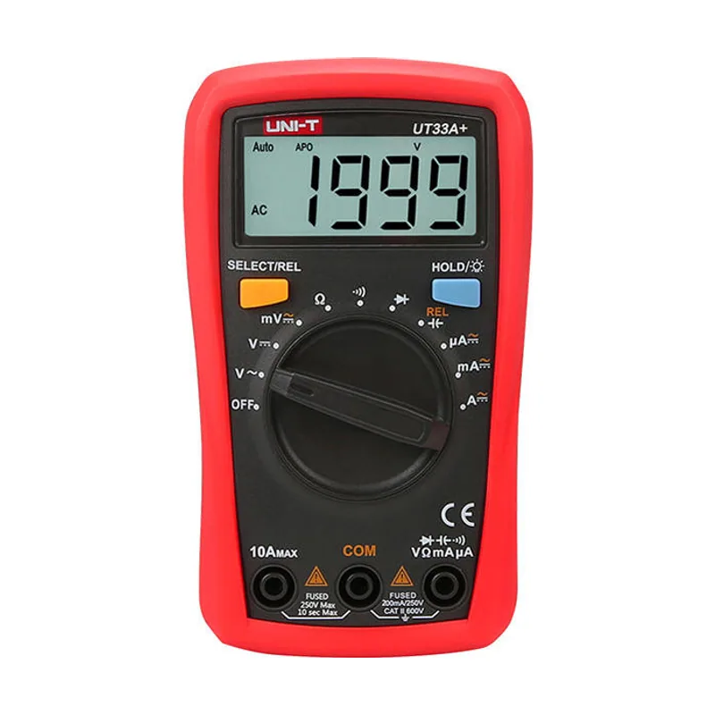 Multimetro Digital 600Vdc/ac 10Adc/ac Autorango UT33A+