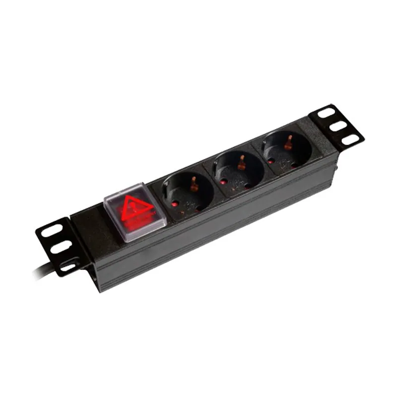 Regleta Electrica Pdu Rack 10" 3enchufes Pdu-3p1u-sw-10inch