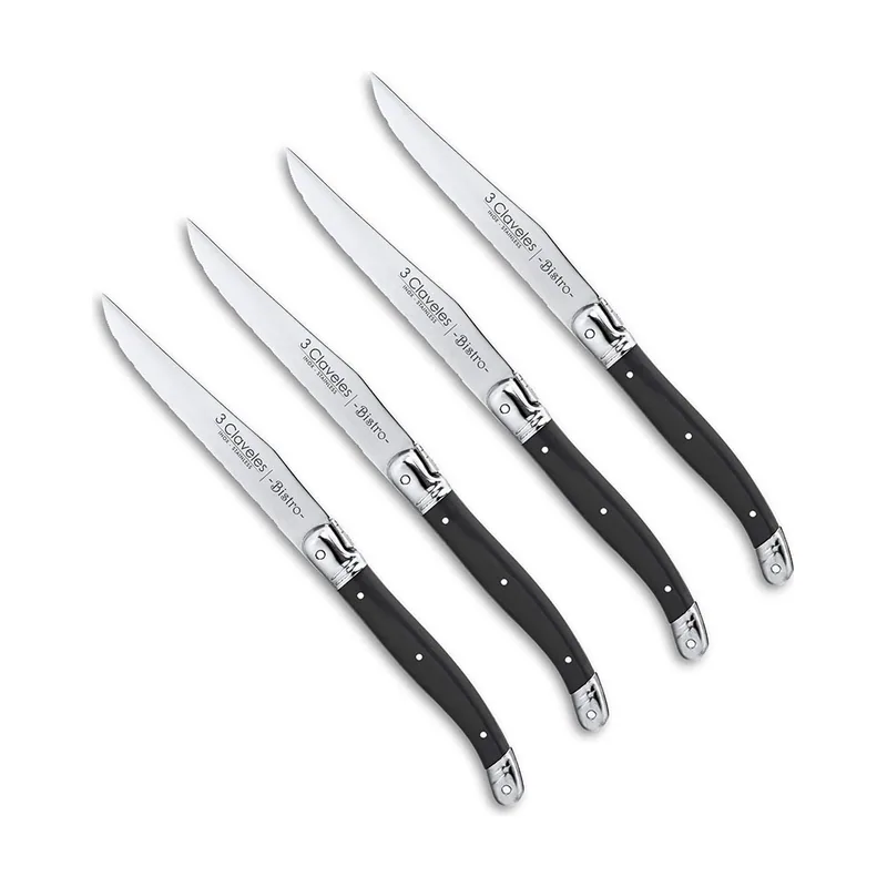 3 Claveles 01481 4 pieza s Acero inoxidable Cuchillo para carne